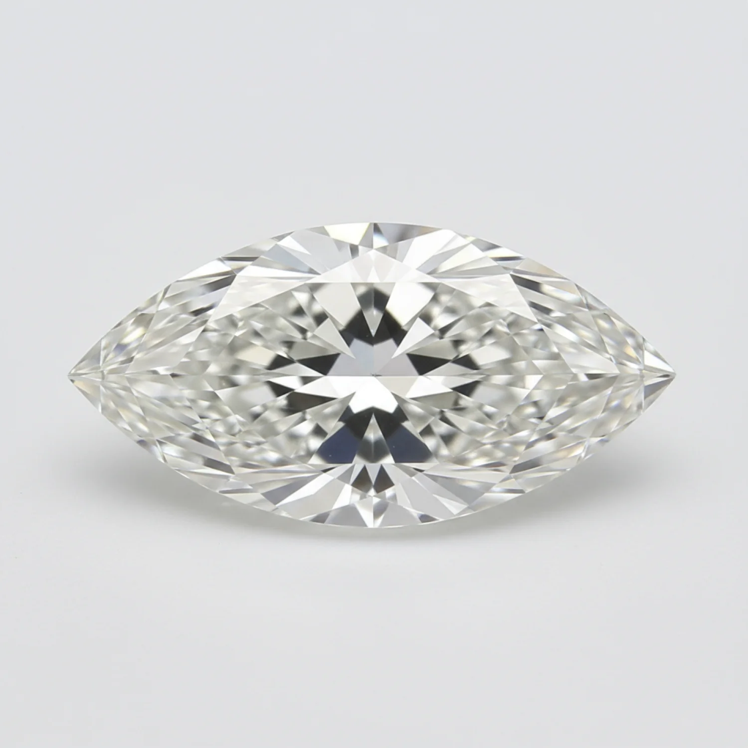 Lab Grown Diamond 1PC Tiny 4x8 MM Marquise Faceted White Superior Man Made Gems - Image 2