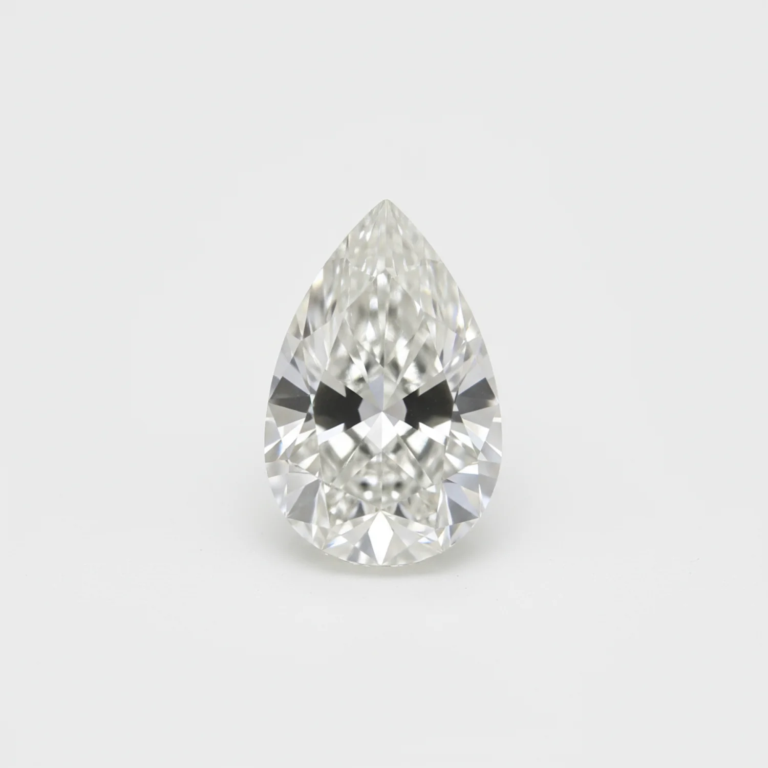 Lab Grown Diamond 1PC Tiny 5x7 MM Pear Faceted White High-Quality Man Made Loose Gems