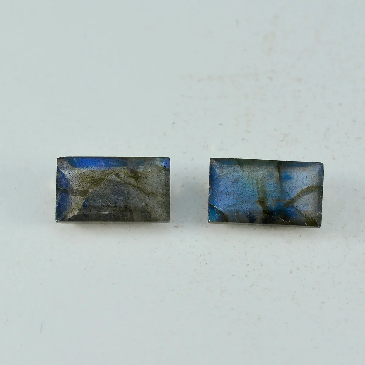 Labradorite 1PC Large 8x16 MM Baguette Faceted Gray Natural Semi Precious Loose Gemstone - Image 3