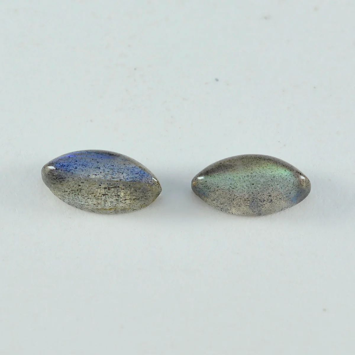 Labradorite 1PC Small 6x12 MM Marquise  Cabochon Gray Natural semi Precious Semi Precious Gemstone