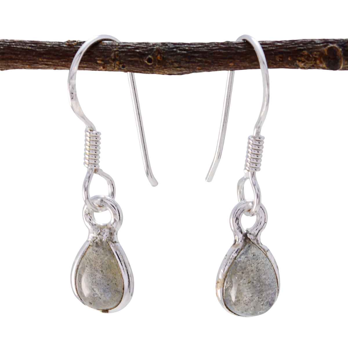 Labradorite Japanese Skylar multiple Dangle Gray 925 Sterling Silver Earring