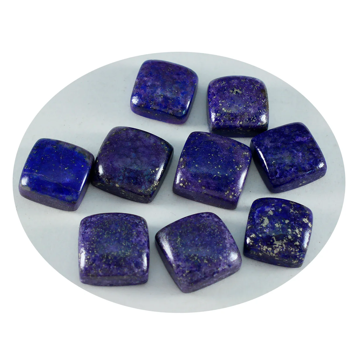 Lapis Lazuli 1PC Large 10x10 MM Square Cabochon Blue High-Quality semi Precious Precious Gemstone - Image 2