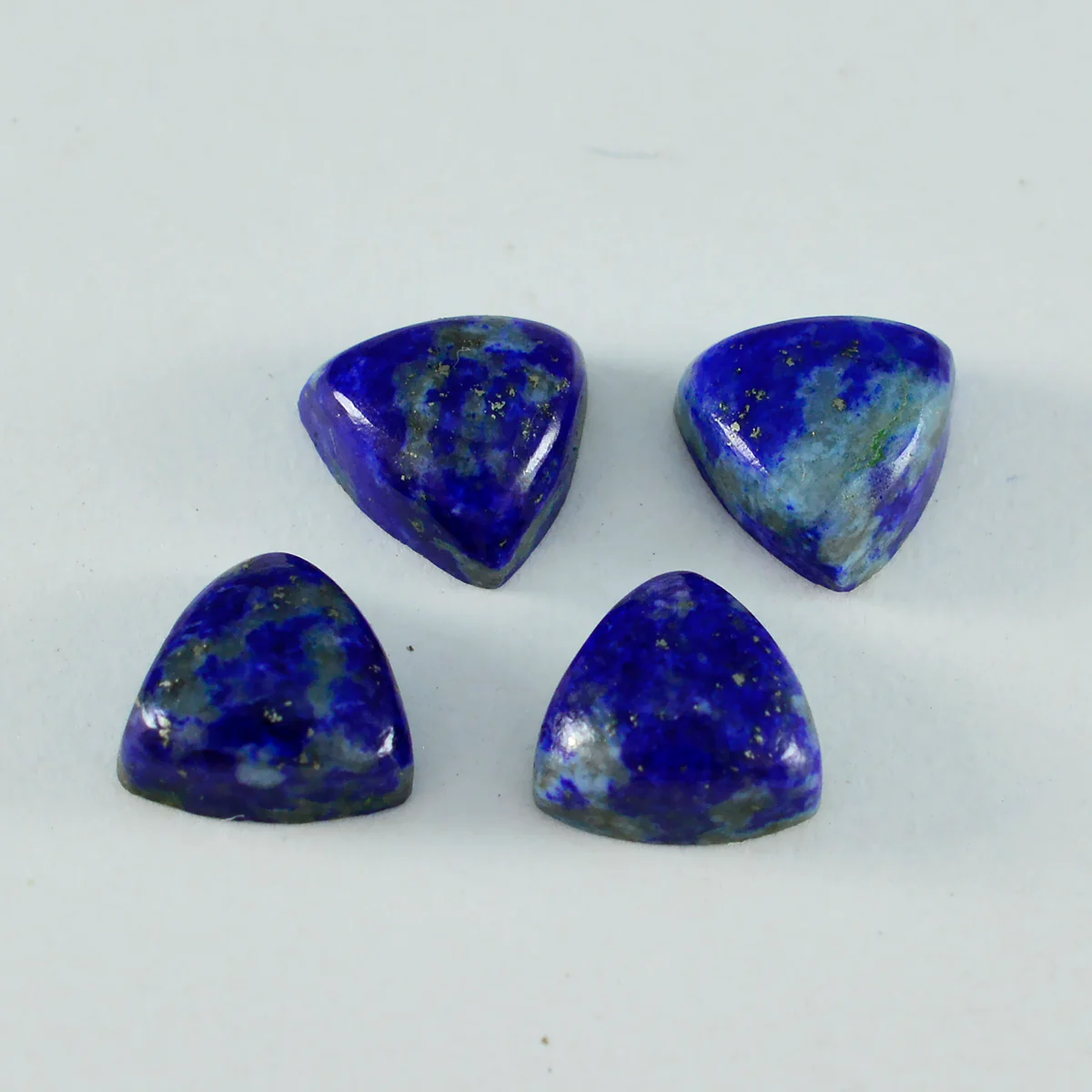 Lapis Lazuli 1PC Large 11x11 MM Triangle Cabochon Blue Luster semi Precious Loose Gemstones - Image 2