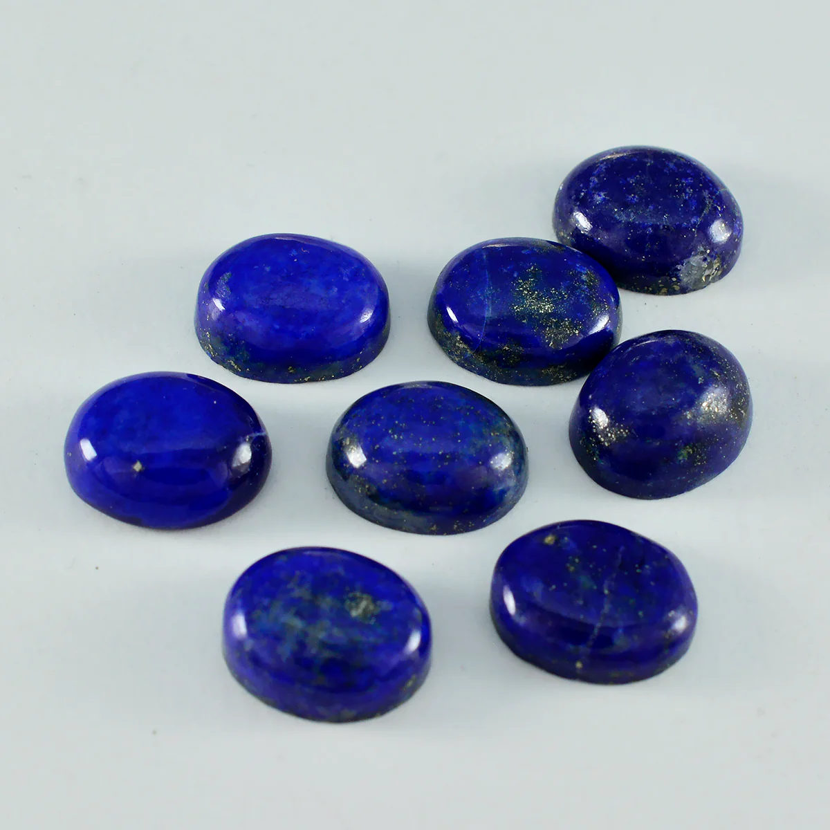 Lapis Lazuli 1PC Large 8x12 MM Oval Cabochon Blue Splendid semi Precious Gems - Image 2