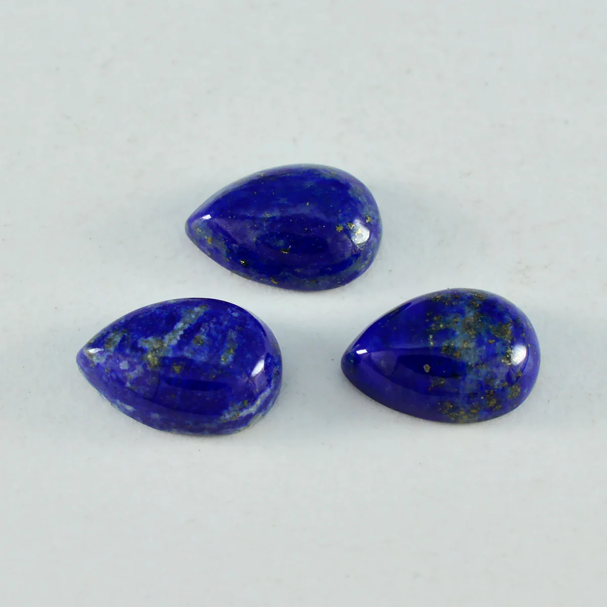 Lapis Lazuli 1PC Large 9x11 MM Pear Cabochon Blue Fine semi Precious Semi Precious Gemstone - Image 2
