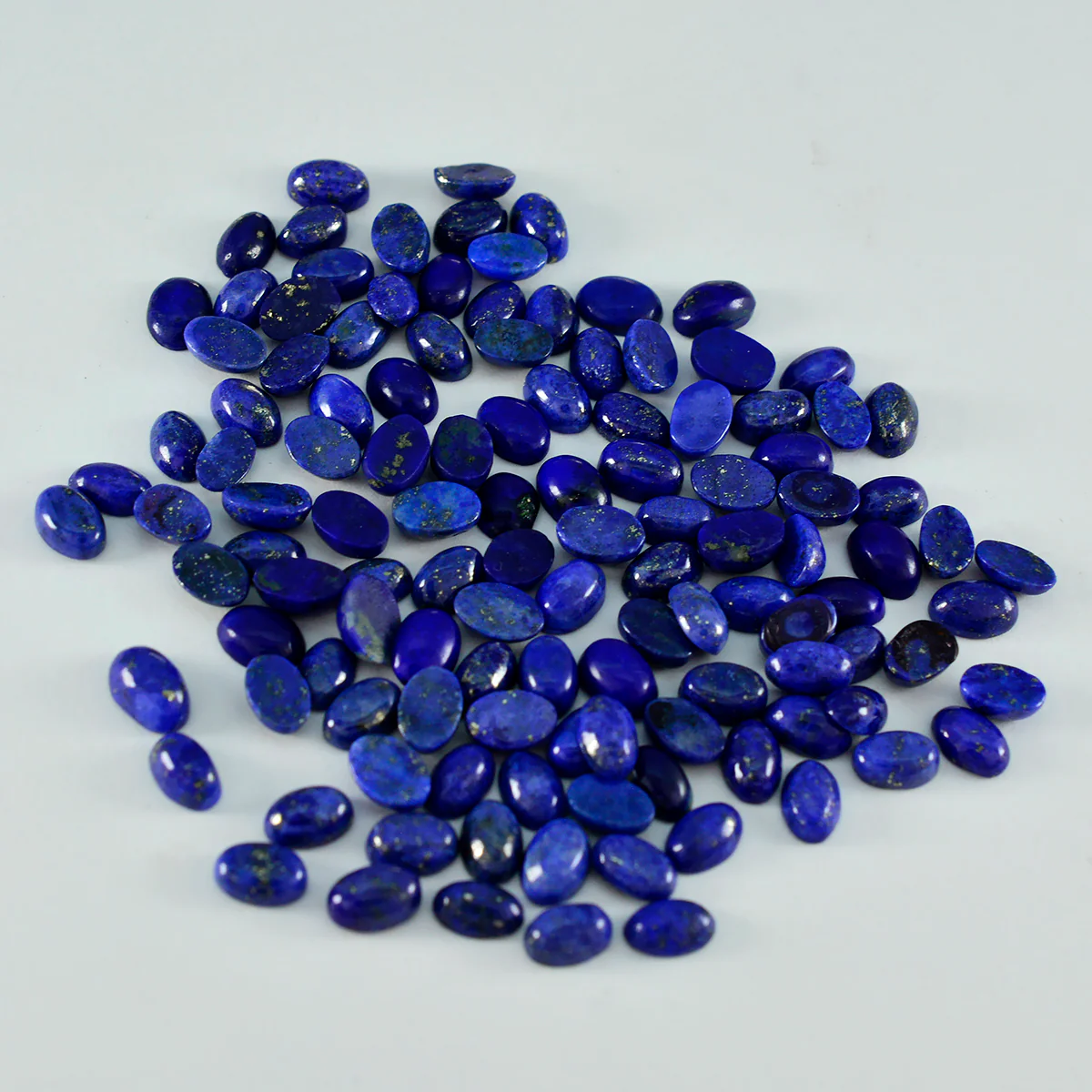 Lapis Lazuli 1PC Small 6x8 MM Oval Cabochon Blue Superior semi Precious Gems - Image 2