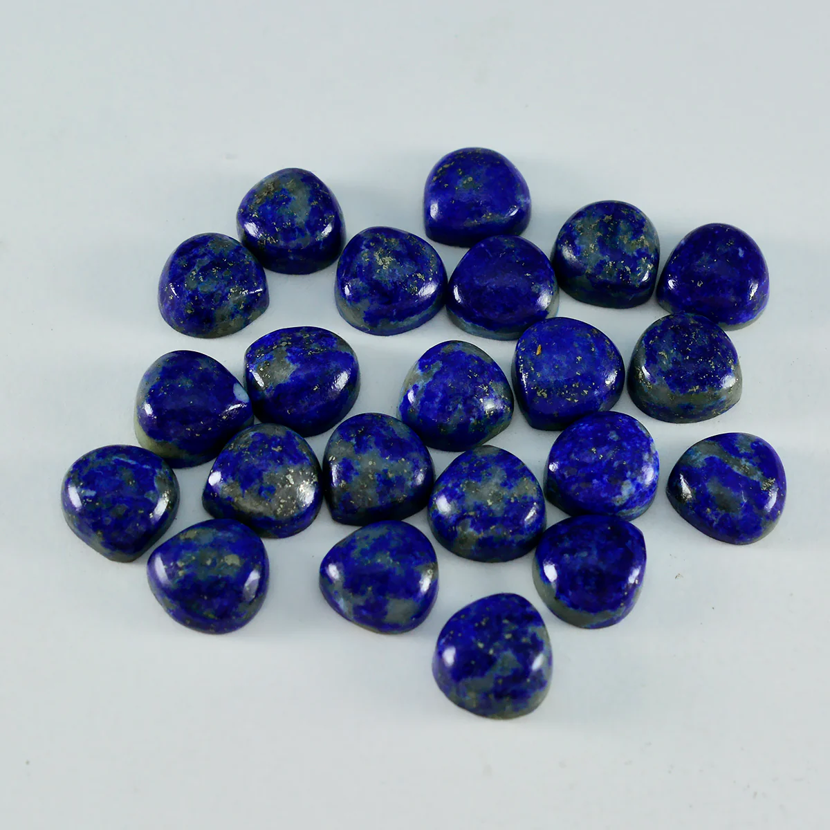 Lapis Lazuli 1PC Tiny 6x6 MM Heart Cabochon Blue High-Quality semi Precious Loose Gemstones