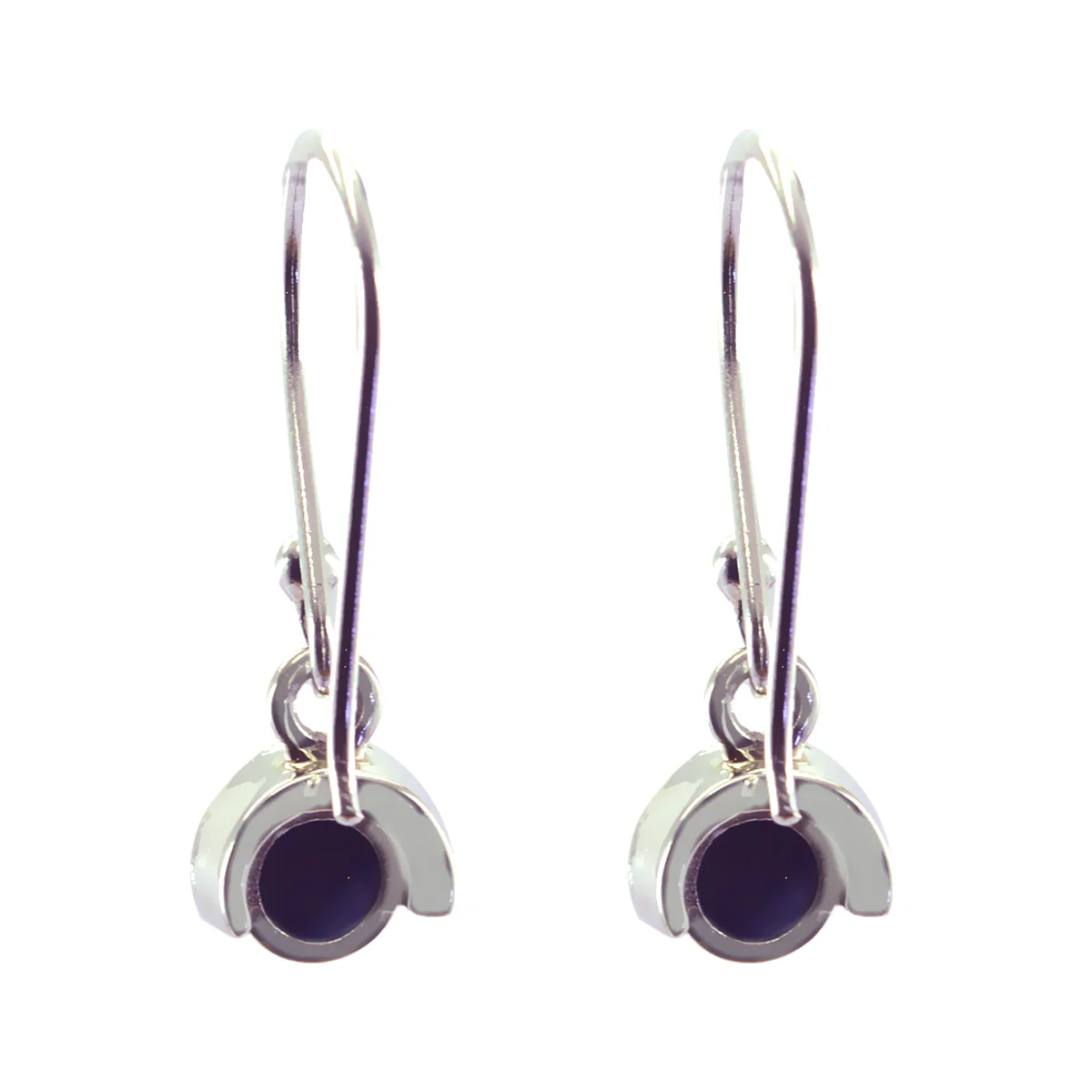 Lapis Lazuli Australian Yasmin Solitaire Dangle Blue Sterling Silver Earring - Image 3