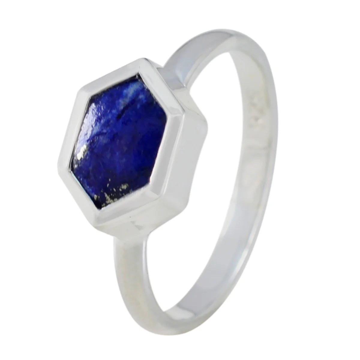Lapis Lazuli Solitaire Japanese 925 Sterling Silver Blue Gemstone Dainty Fairytale Ring Jewelry - Image 2
