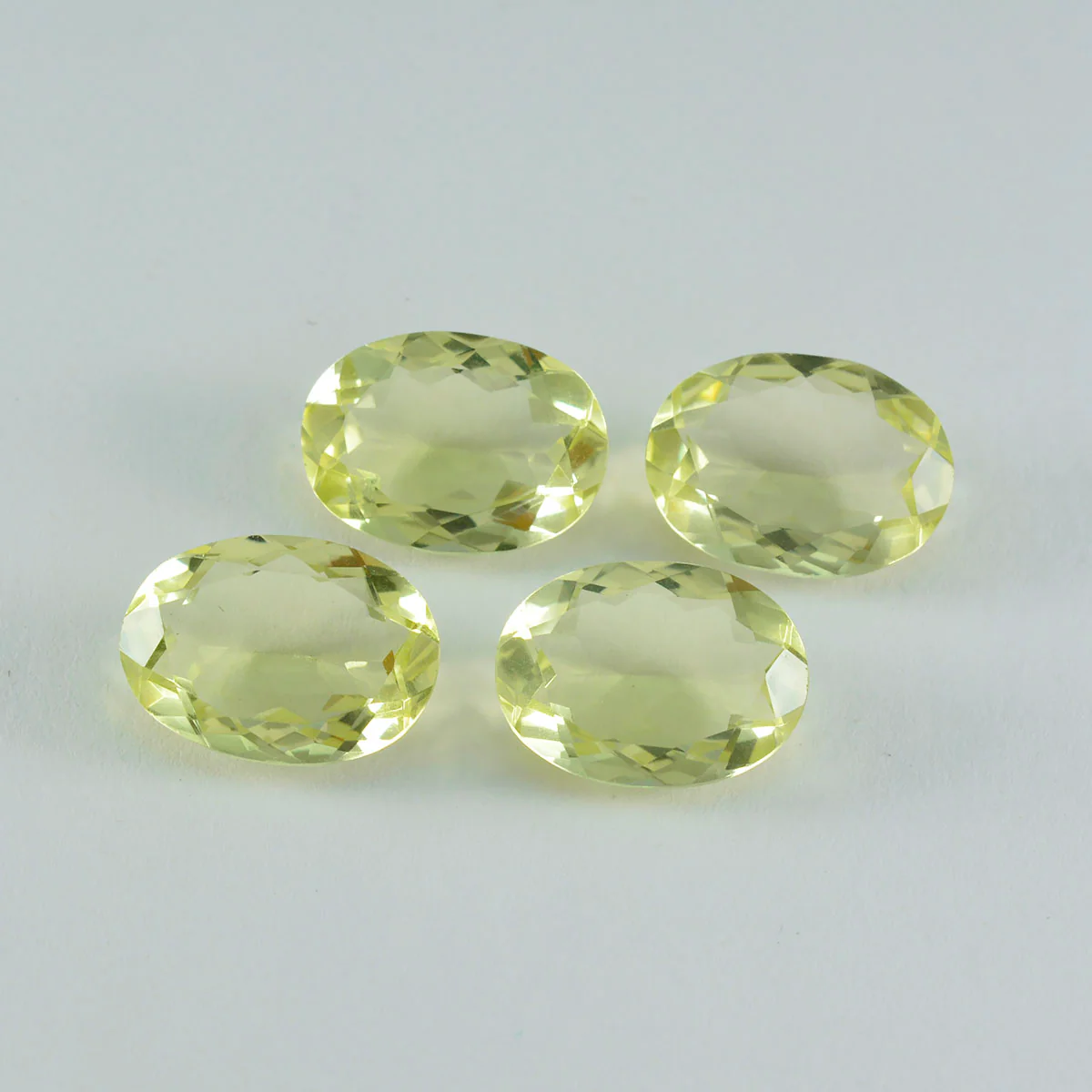 Lemon Quartz 1PC Chunky 12x16 MM Oval Faceted Yellow Splendid Semi Precious Gems - Image 2