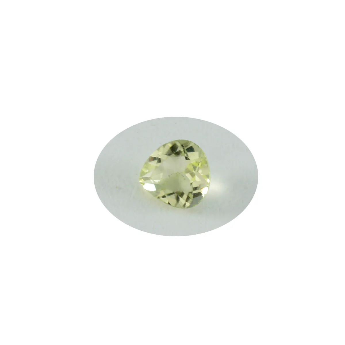 Lemon Quartz 1PC Chunky 14x14 MM Heart Faceted Yellow Genuine Semi Precious Loose Gemstones - Image 2