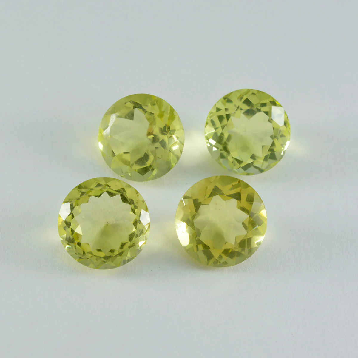 Lemon Quartz 1PC Chunky 14x14 MM Round Faceted Yellow Genuine Semi Precious Loose Gemstones - Image 3