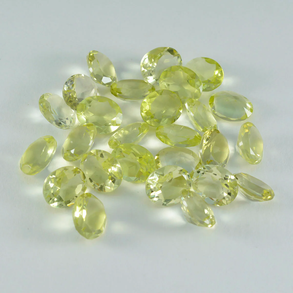 Lemon Quartz 1PC Tiny 5x7 MM Oval Faceted Yellow Fine Semi Precious Loose Gemstone - Image 3