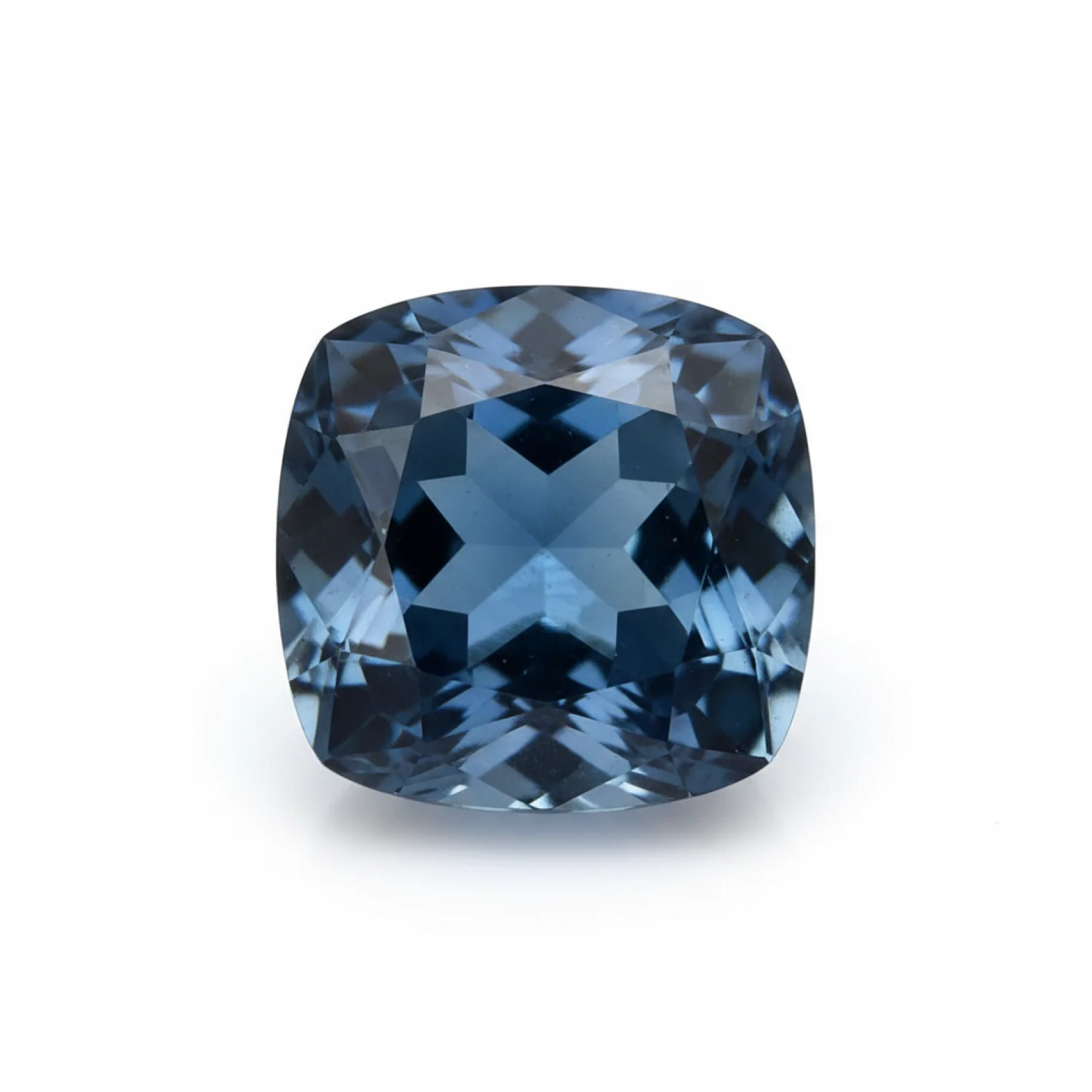 London Blue topaz 10PC Tiny 3x3 MM Cushion Faceted Blue Fiery Semi Precious Loose Gemstone