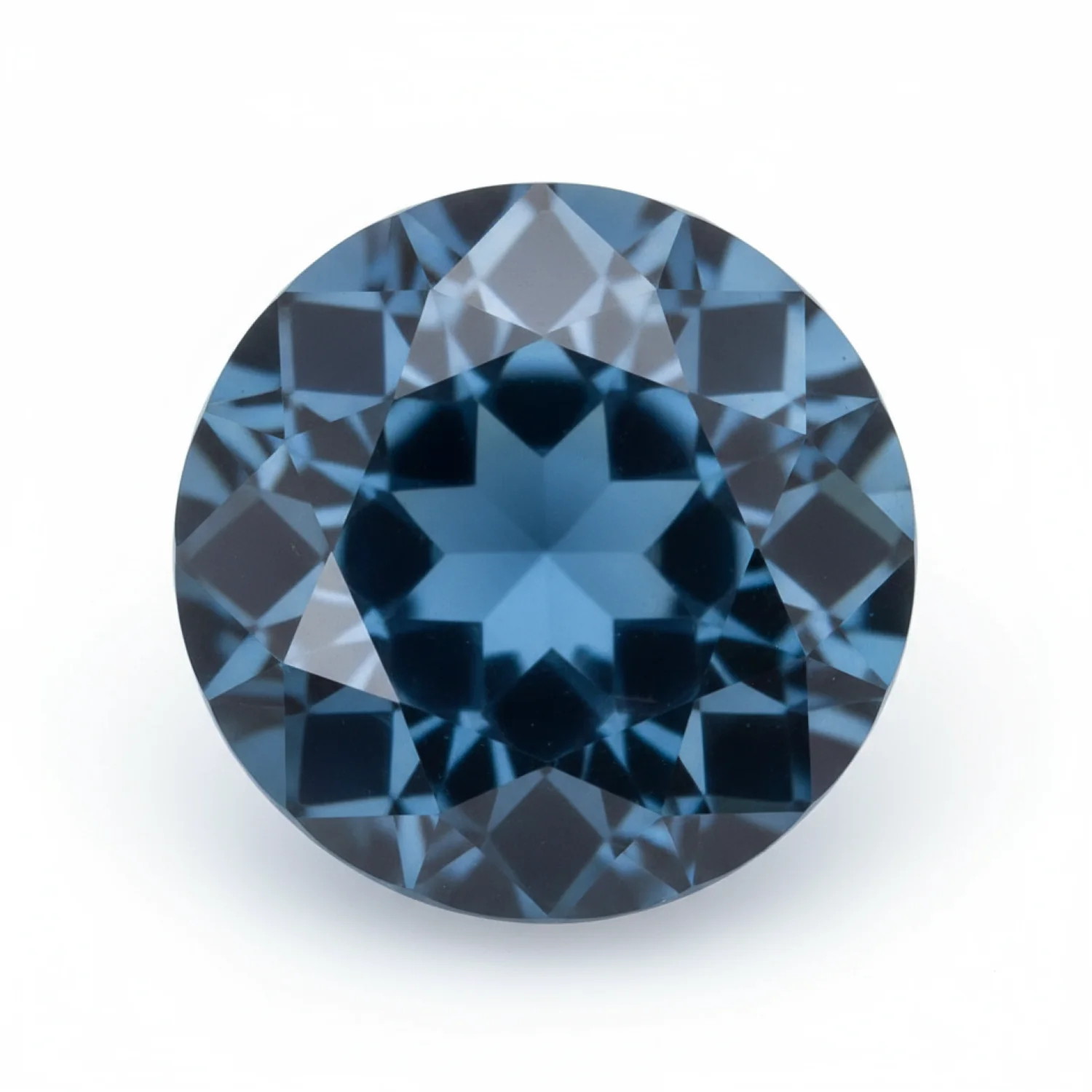 London Blue topaz 10PC Tiny 4x4 MM Round Faceted Blue Brilliant Semi Precious Loose Gemstones - Image 2