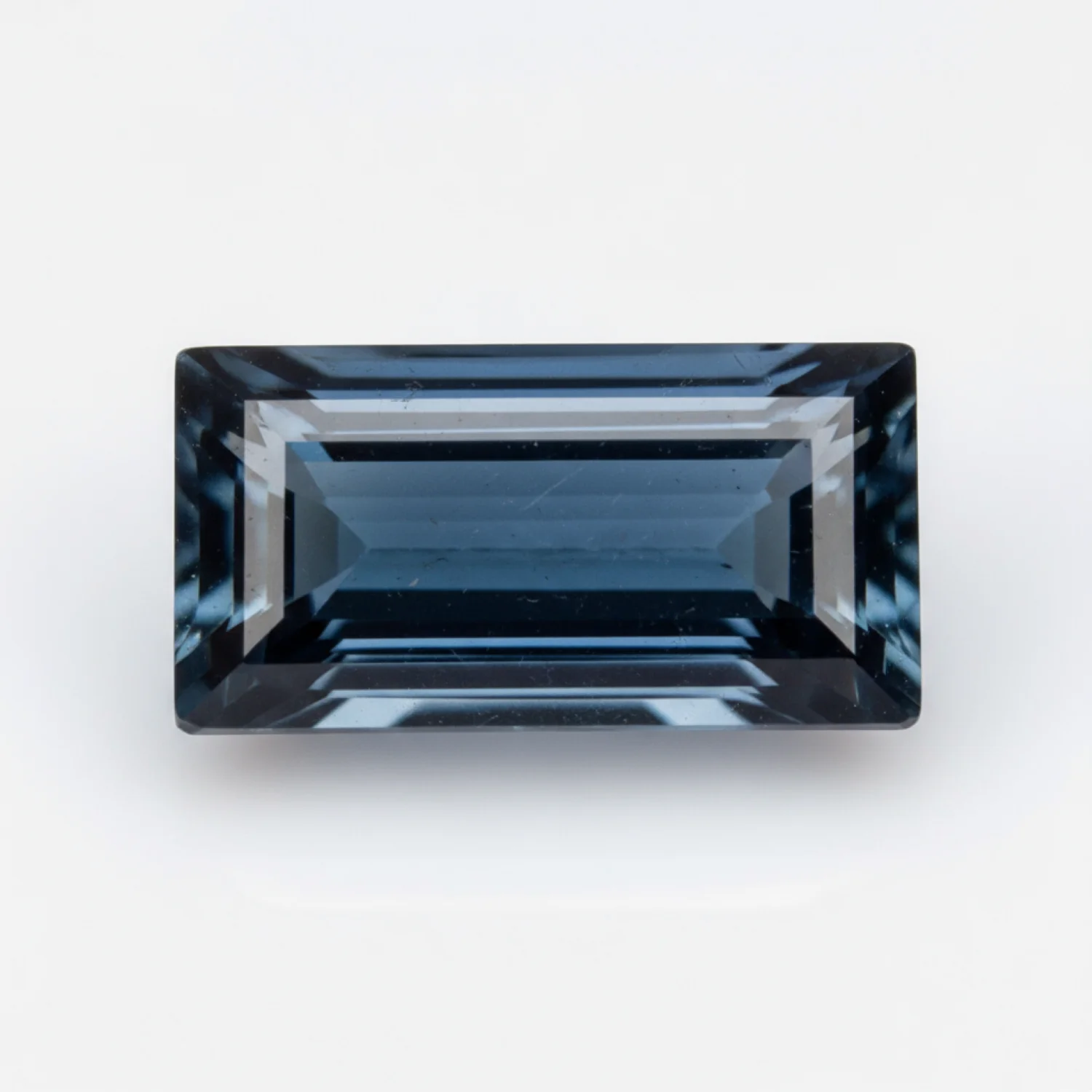 London Blue topaz 1PC Tiny 3x6 MM Baguette Faceted Blue High-Quality Semi Precious Loose Gemstones - Image 2