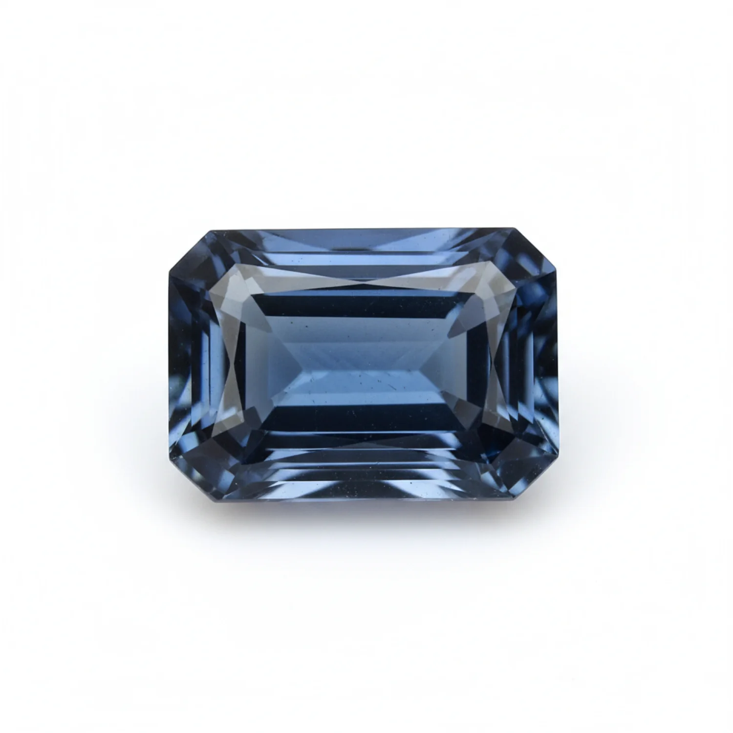 London Blue topaz 1PC Tiny 5x7 MM Emerald Faceted Blue Brilliant Semi Precious Loose Gems