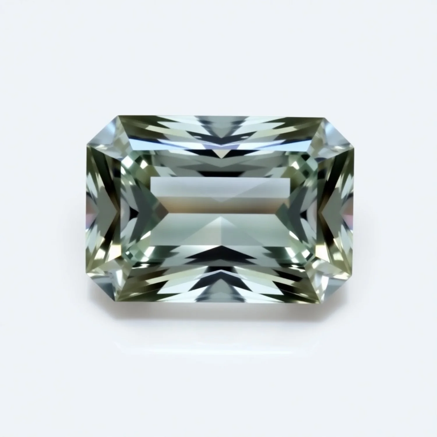 Moissanite 1PC Chunky 15x20 MM Emerald Faceted White Shine Man Made Loose Gems - Image 2