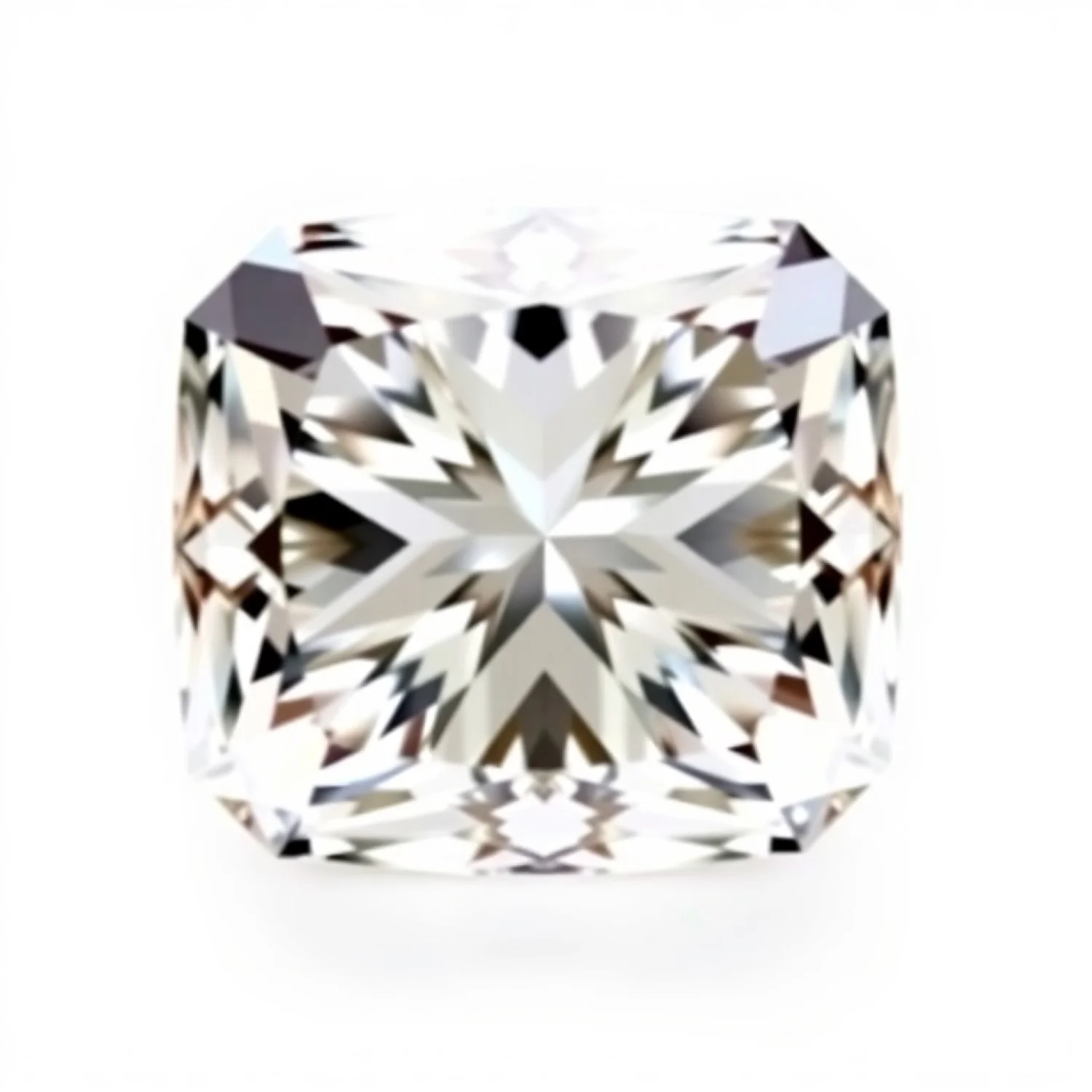 Moissanite 1PC Chunky 16x16 MM Cushion Faceted White Pure Man Made Loose Gemstones - Image 2