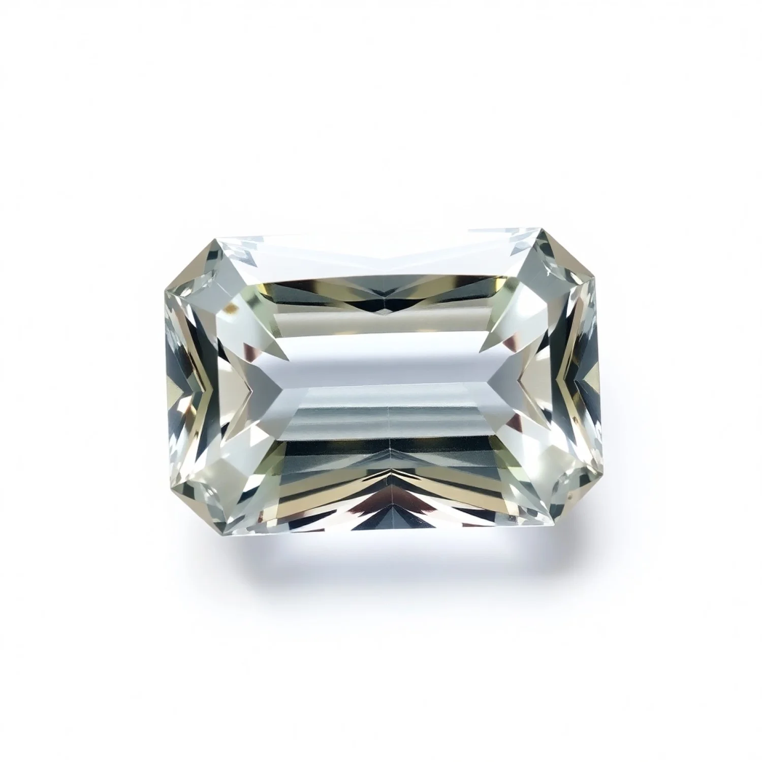 Moissanite 1PC Small 6x9 MM Emerald Faceted White Genuine Man Made Loose Gemstones