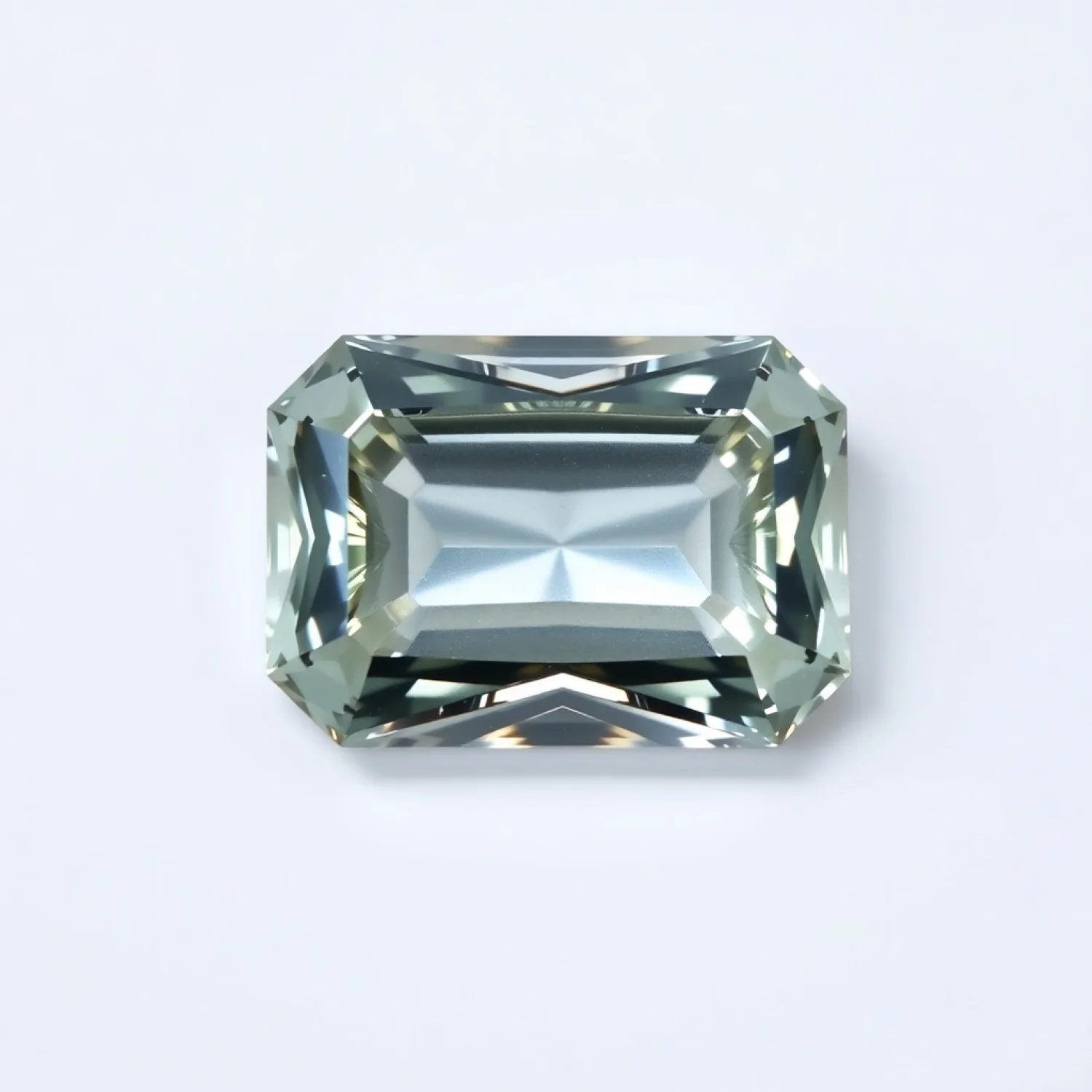 Moissanite 1PC Small 6x9 MM Emerald Faceted White Genuine Man Made Loose Gemstones - Image 2