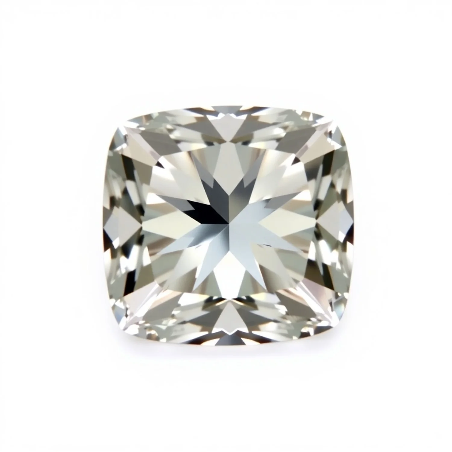 Moissanite 1PC Small 8x8 MM Cushion Faceted White Luster Man Made Loose Gemstones