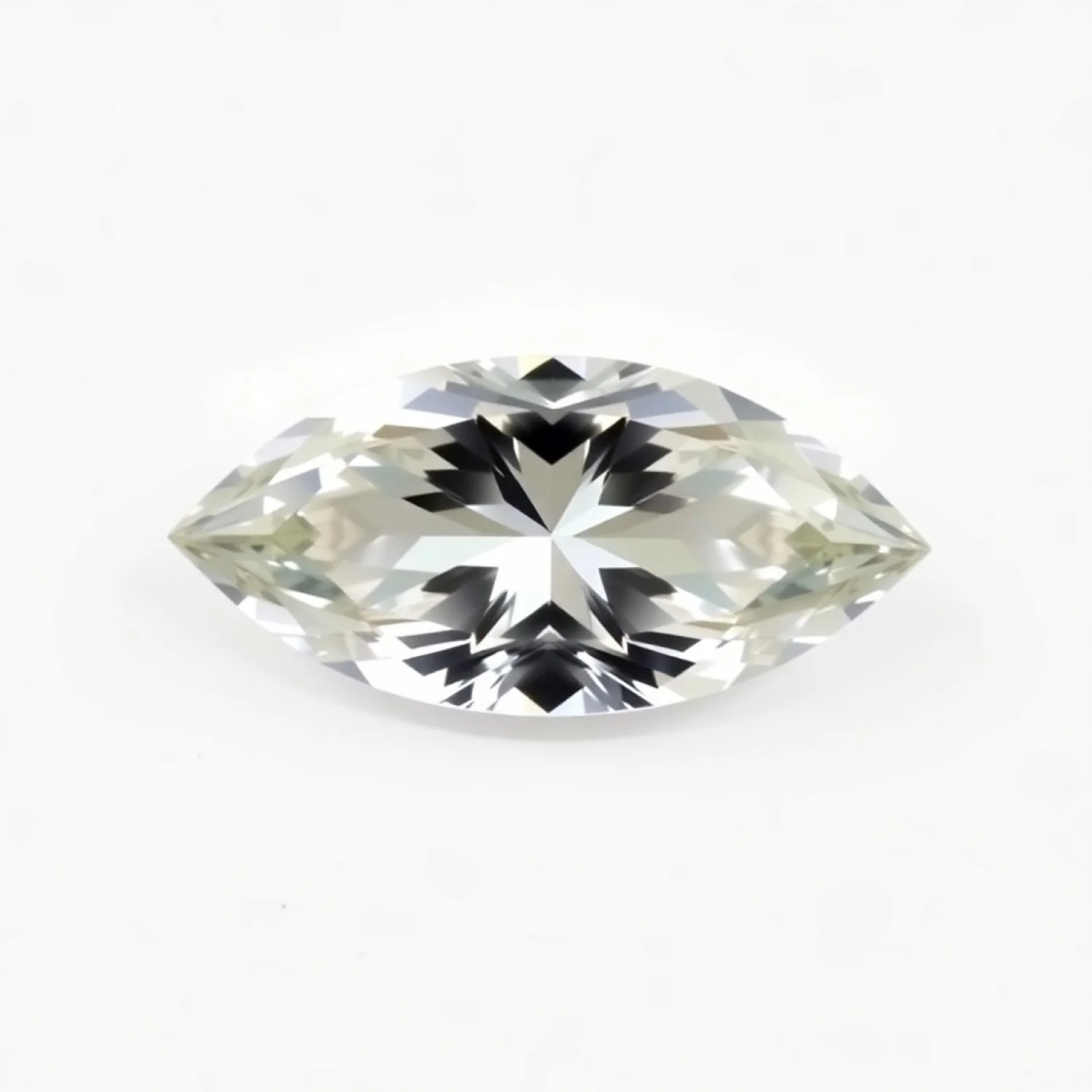 Moissanite 1PC Tiny 3x6 MM Marquise Faceted White Shine Man Made Loose Gems - Image 2