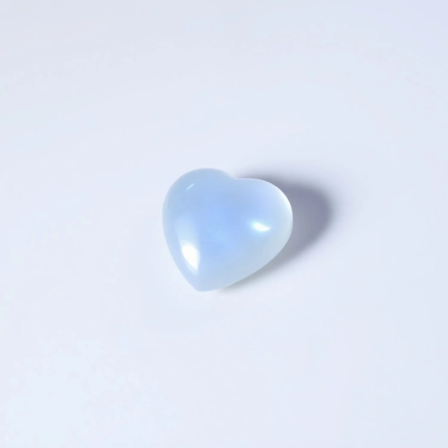 Moonstone 10PC Tiny 3x3 MM Heart Cabochon White Luster semi Precious Loose Gemstones - Image 2