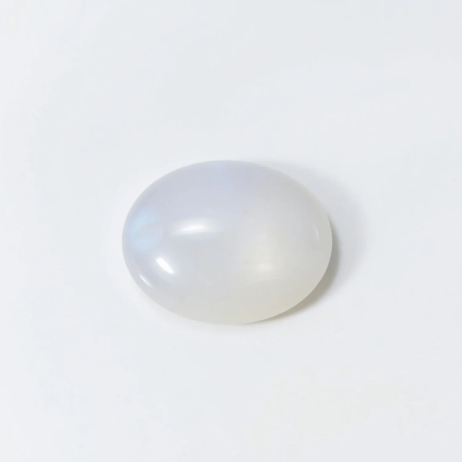 Moonstone 10PC Tiny 3x5 MM Oval Cabochon White Fiery semi Precious Gems - Image 2
