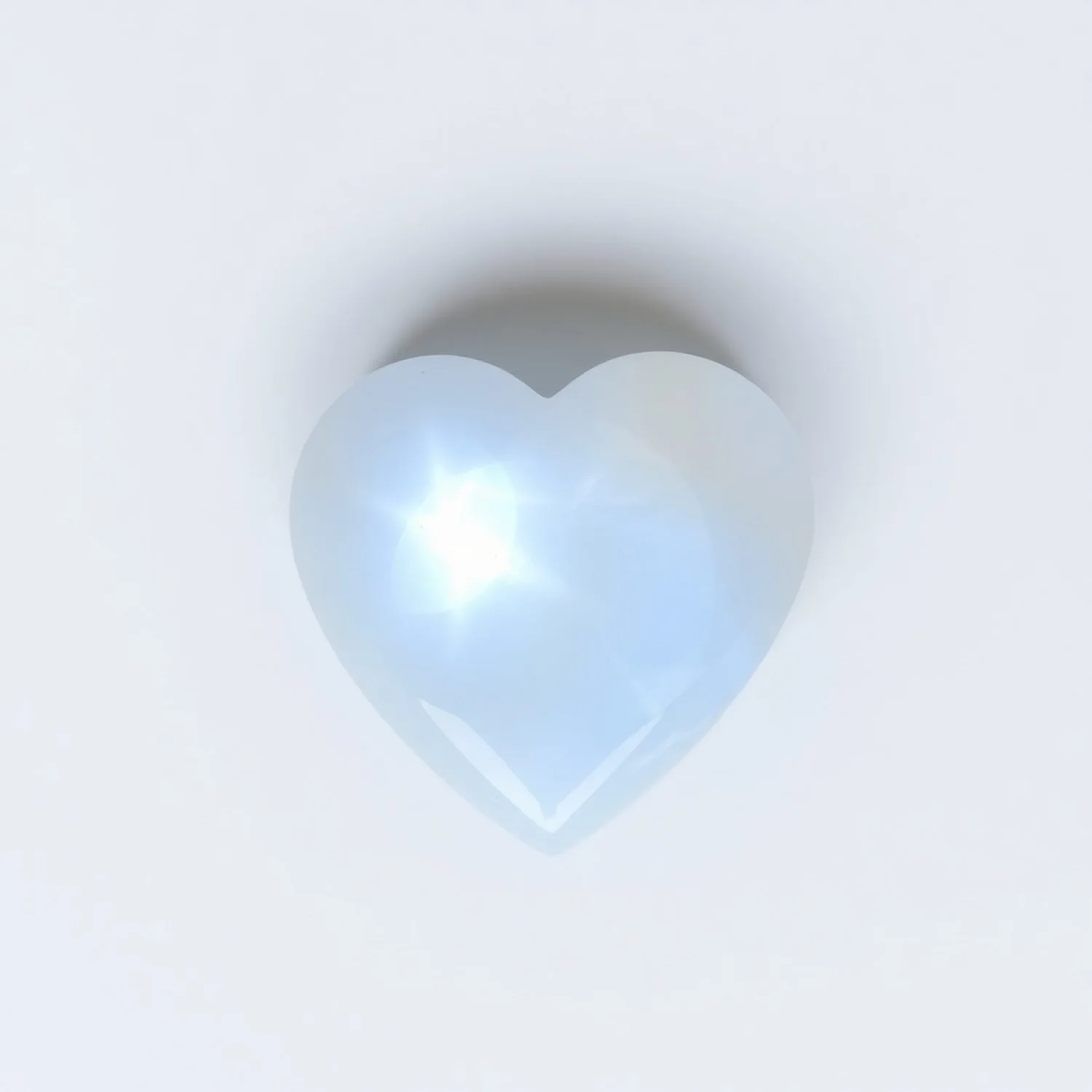Moonstone 1PC Large 10x10 MM Heart Cabochon White Superior semi Precious Semi Precious Gemstone - Image 2