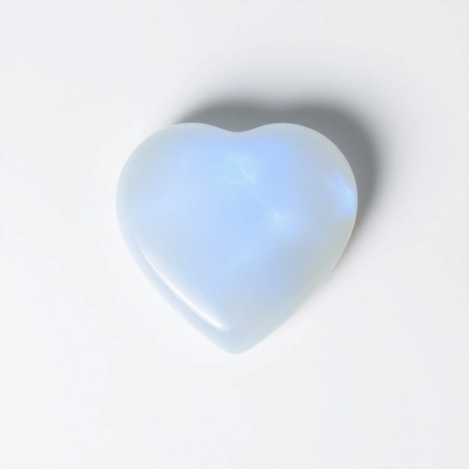 Moonstone 1PC Medium 9x9 MM Heart Cabochon White Genuine semi Precious Loose Gemstones - Image 2
