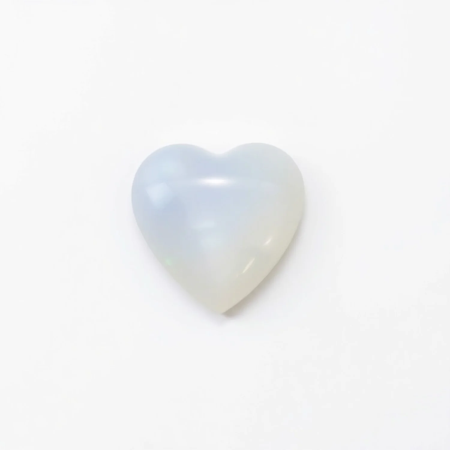 Moonstone 1PC Small 7x7 MM Heart Cabochon White High-Quality semi Precious Loose Gems - Image 2