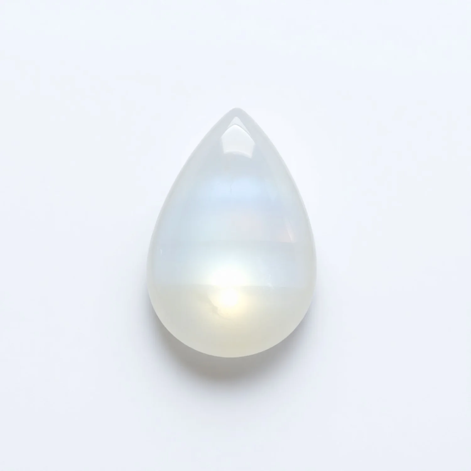 Moonstone 1PC Small 7x9 MM Pear Cabochon White Natural semi Precious Semi Precious Gemstone