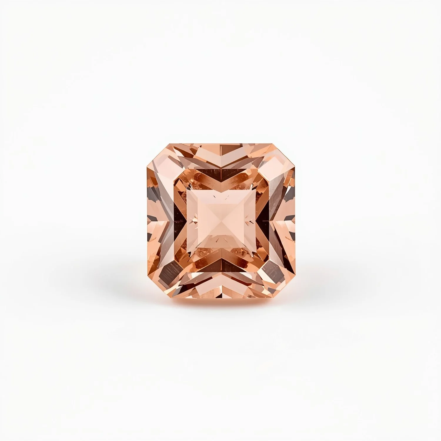 Morganite 1PC Chunky 13x13 MM Square Faceted Pink Natural Semi Precious Loose Gemstone - Image 2