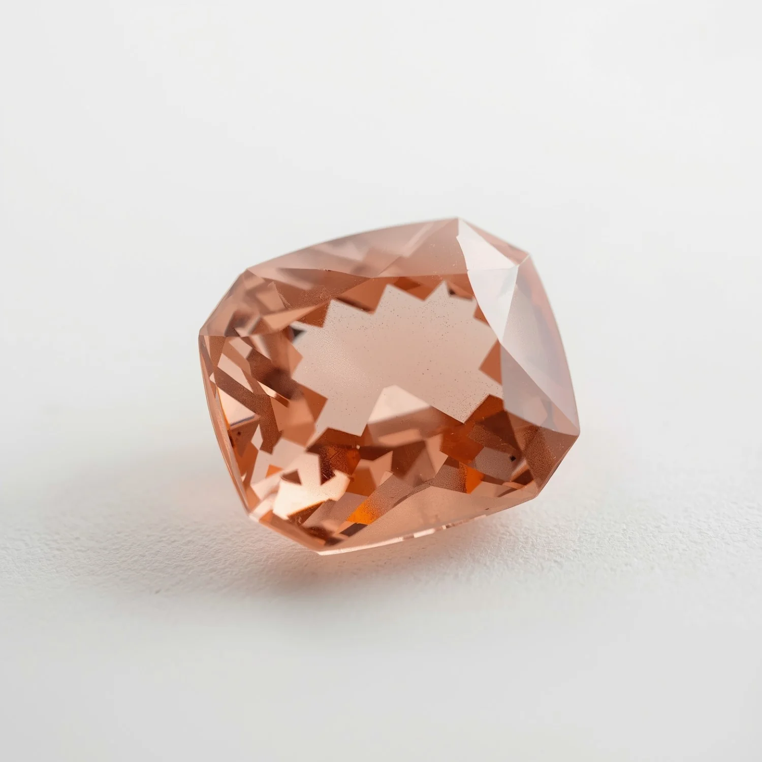 Morganite 1PC Chunky 14x14 MM Cushion Faceted Pink Genuine Semi Precious Loose Gemstones - Image 2