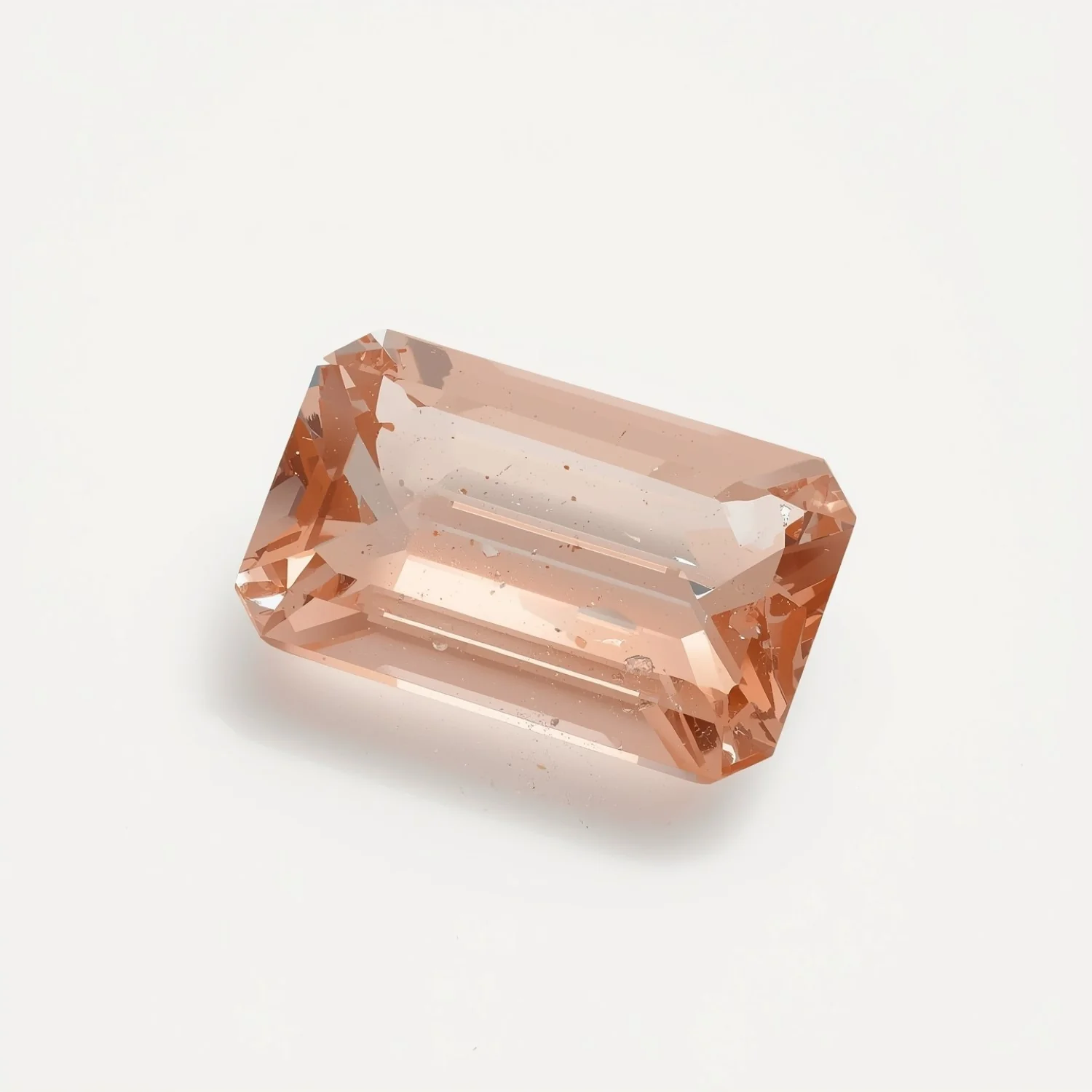 Morganite 1PC Large 8x16 MM Baguette Faceted Pink High-Quality Semi Precious Loose Gems - Image 2