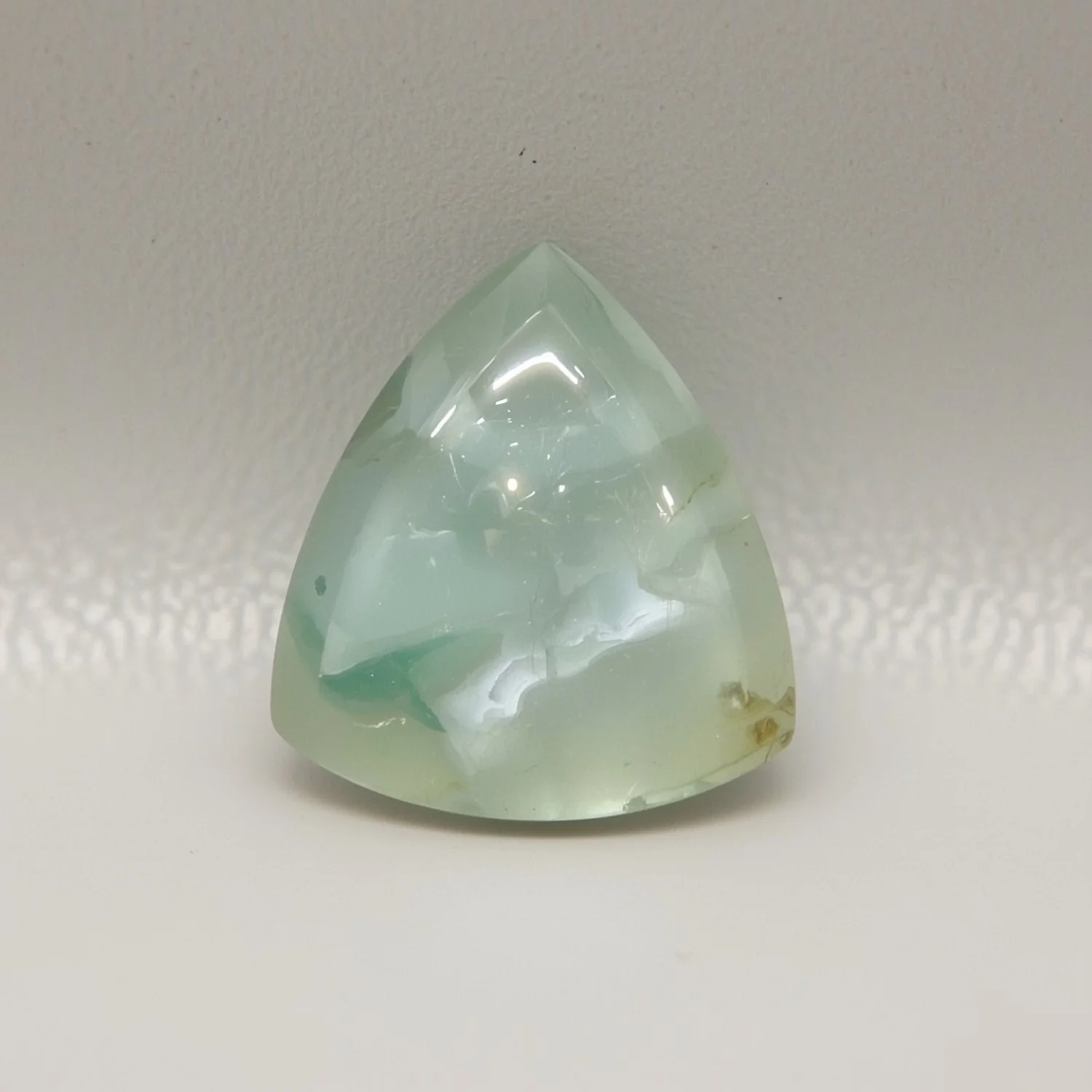 Moss Agate 1PC Medium 9x9 MM Triangle Cabochon Green Genuine semi Precious Loose Gems - Image 2
