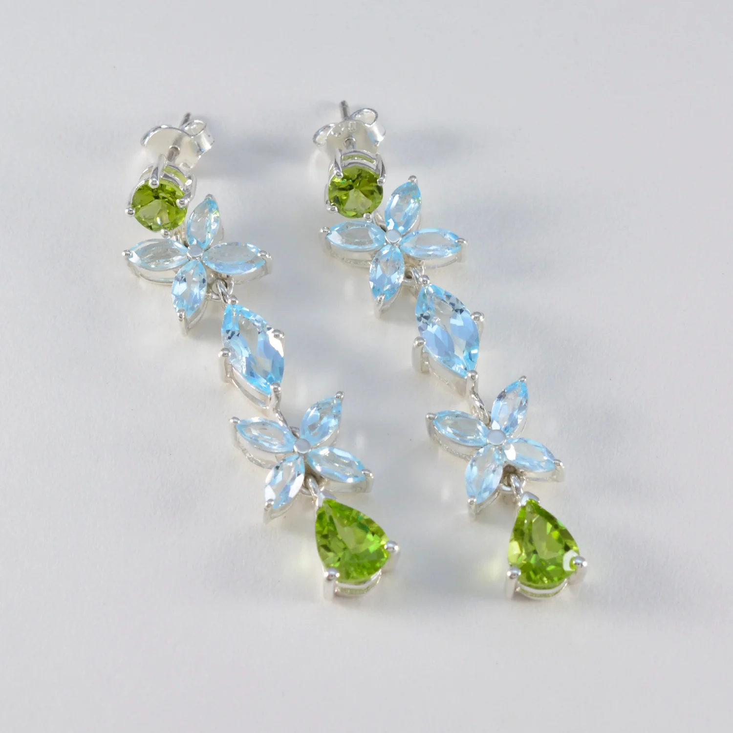 Multi Australian Charlotte multiple Stud multicolor 92.5 Silver Earring - Image 2