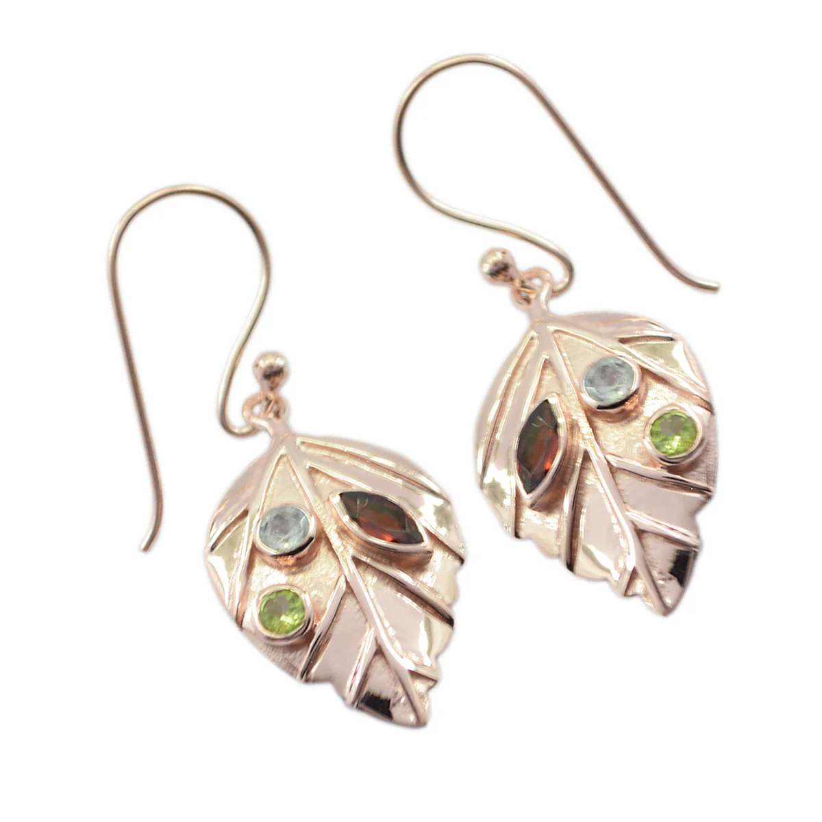 Multi Mexican Josephine multiple Dangle multicolor Silver Earring - Image 3