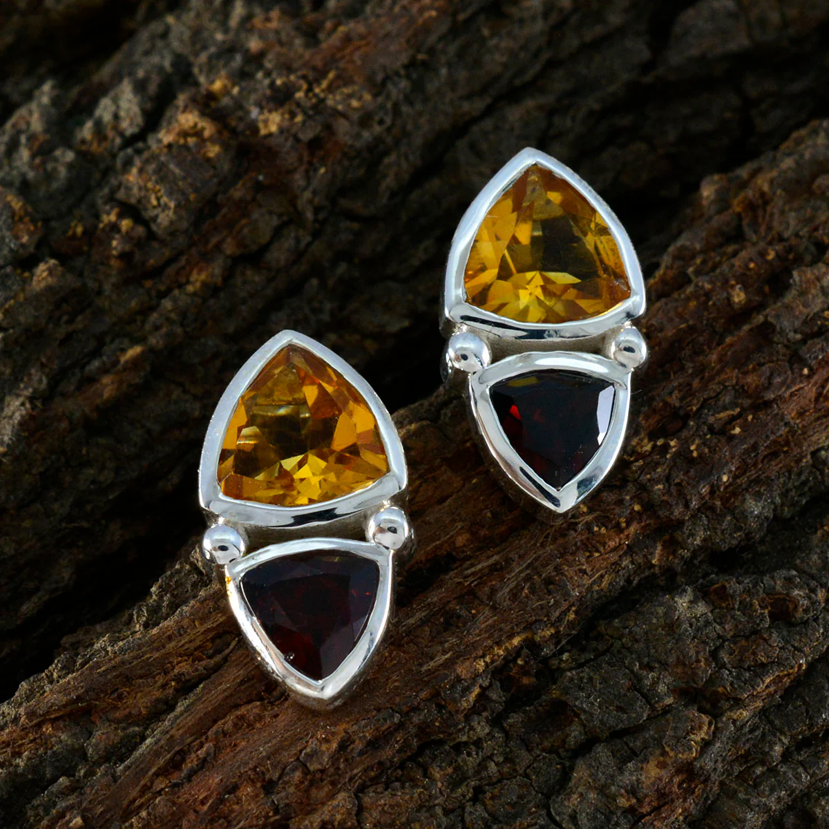 Multi Mexican Sofía Toi et Moi Stud multicolor Sterling Silver Earring - Image 3