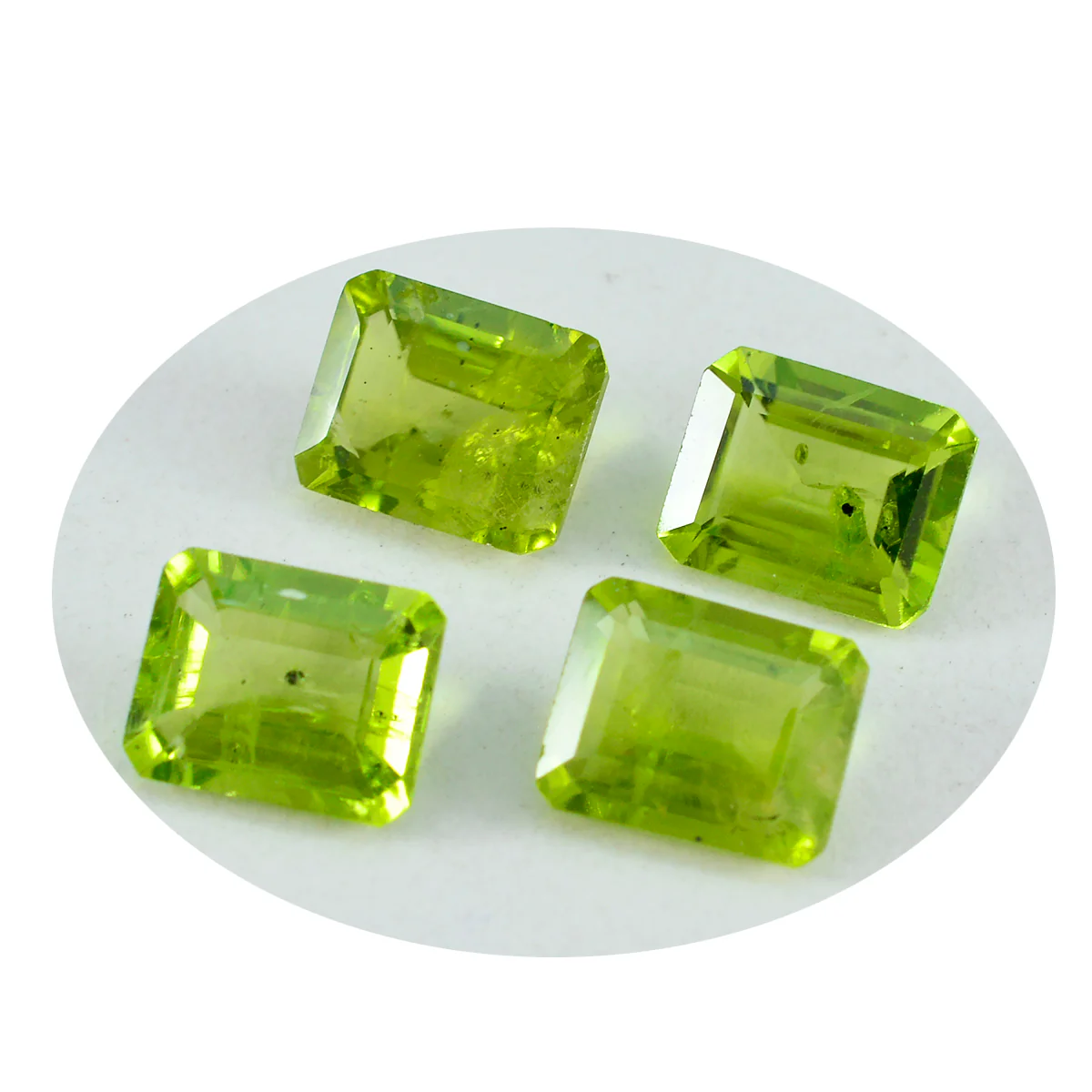 Peridot 1PC Large 8x12 MM Emerald Faceted Green Superior Semi Precious Gems - Image 4