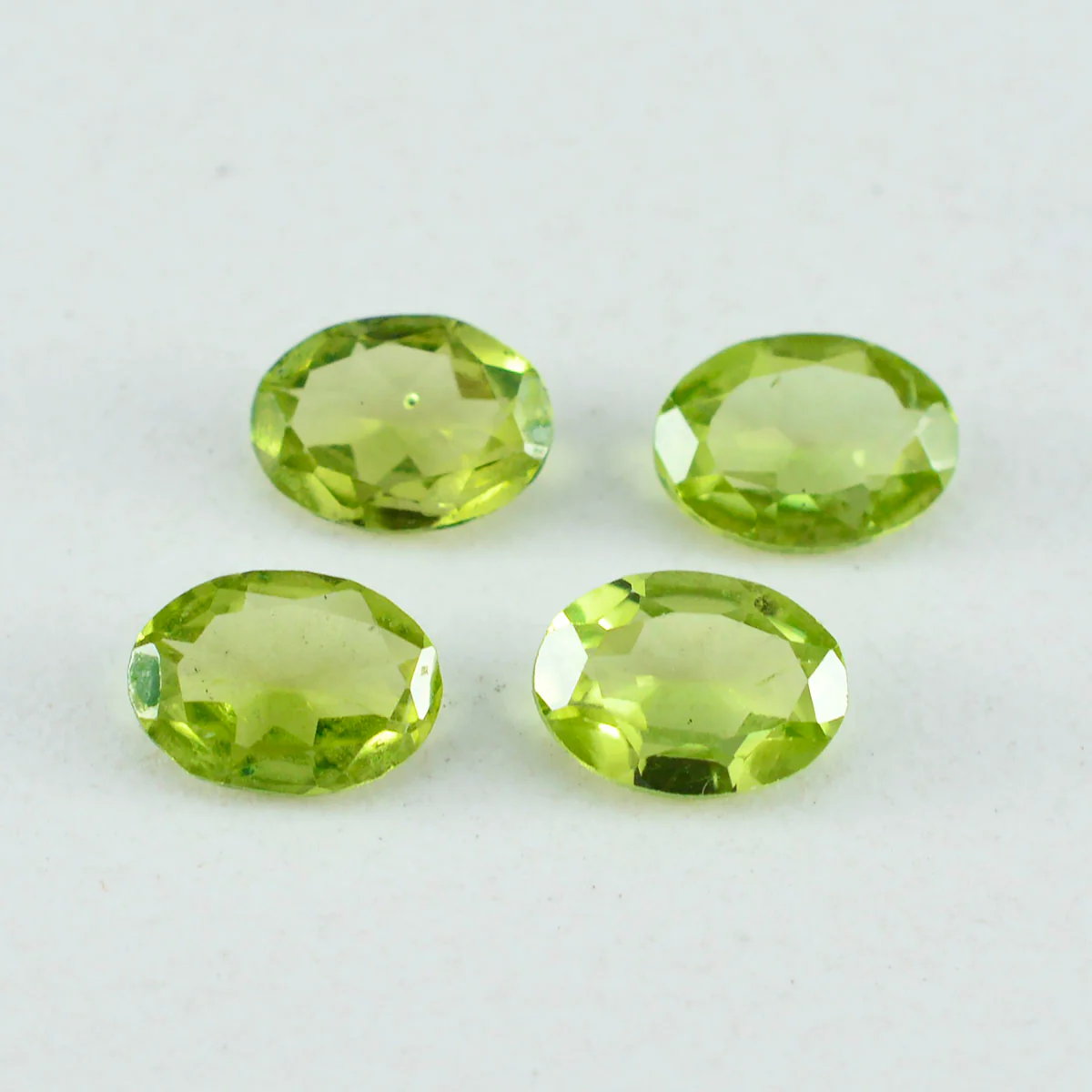 Peridot 1PC Medium 8x10 MM Oval Faceted Green Splendid Semi Precious Loose Gemstone - Image 3
