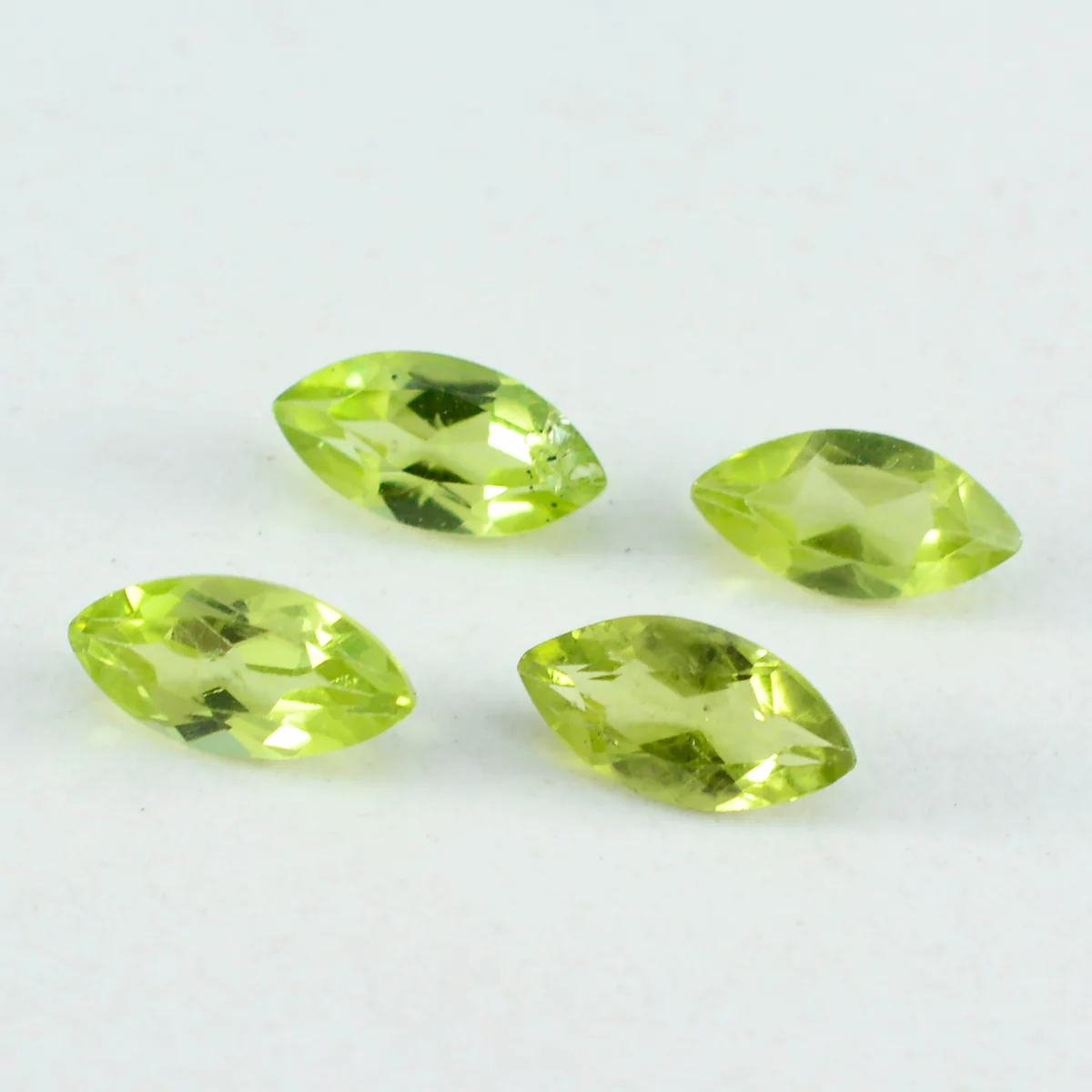 Peridot 1PC Tiny 4x8 MM Marquise Faceted Green Superior Semi Precious Loose Gemstone - Image 3