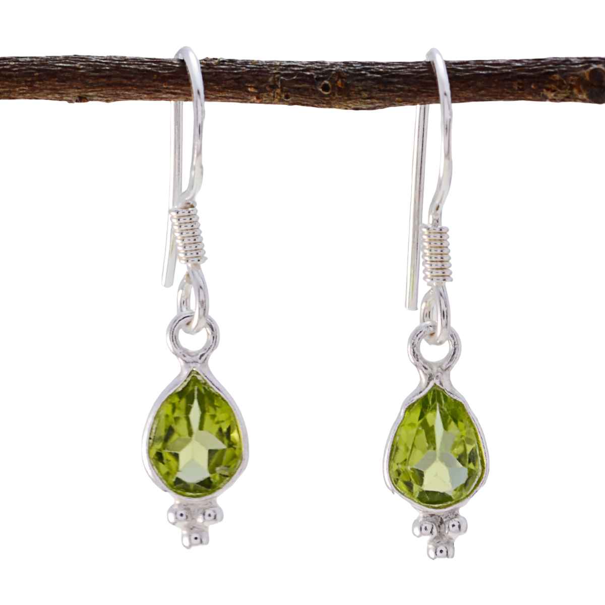 Peridot Mexican Lorena multiple Dangle Green 925 Sterling Silver Earring