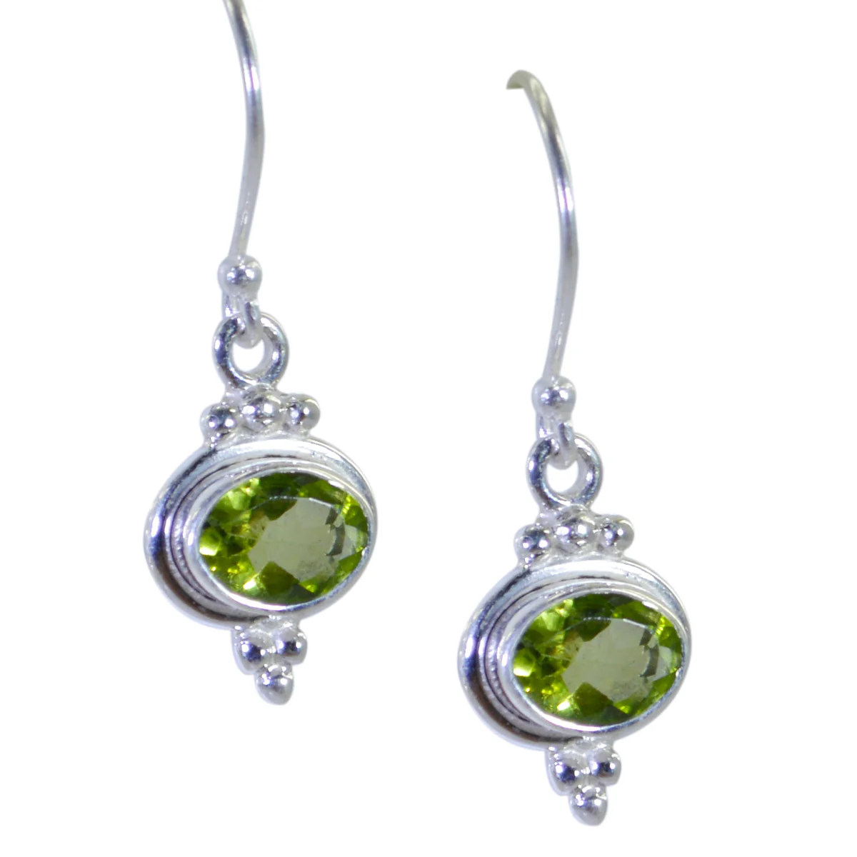 Peridot Turkish Victoria multiple Dangle Green 925 Sterling Silver Earring