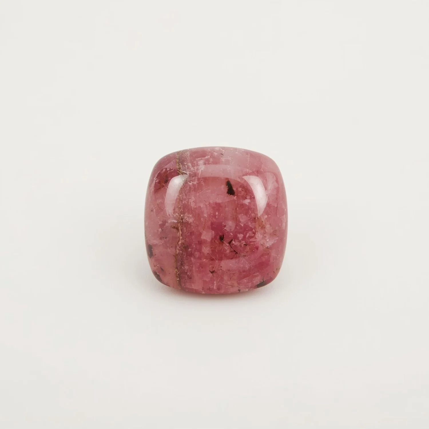Pink Tourmaline 10PC Tiny 4x4 MM Square Cabochon Pink Lustrous semi Precious Loose Gemstone