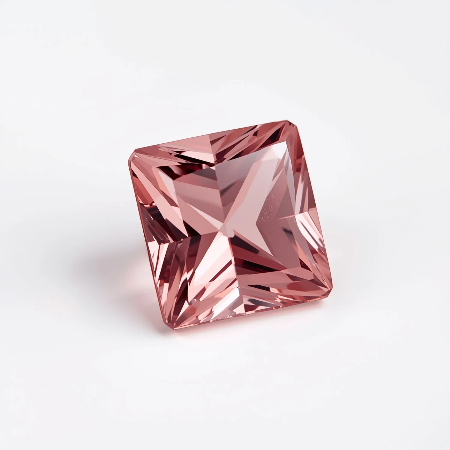 Pink Tourmaline 1PC Large 10x10 MM Square Faceted Pink Shine Semi Precious Loose Gemstones