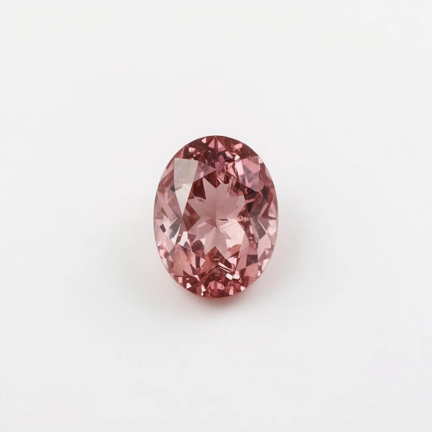 Pink Tourmaline 1PC Medium 7x10 MM Oval Faceted Pink Splendid Semi Precious Gems - Image 2