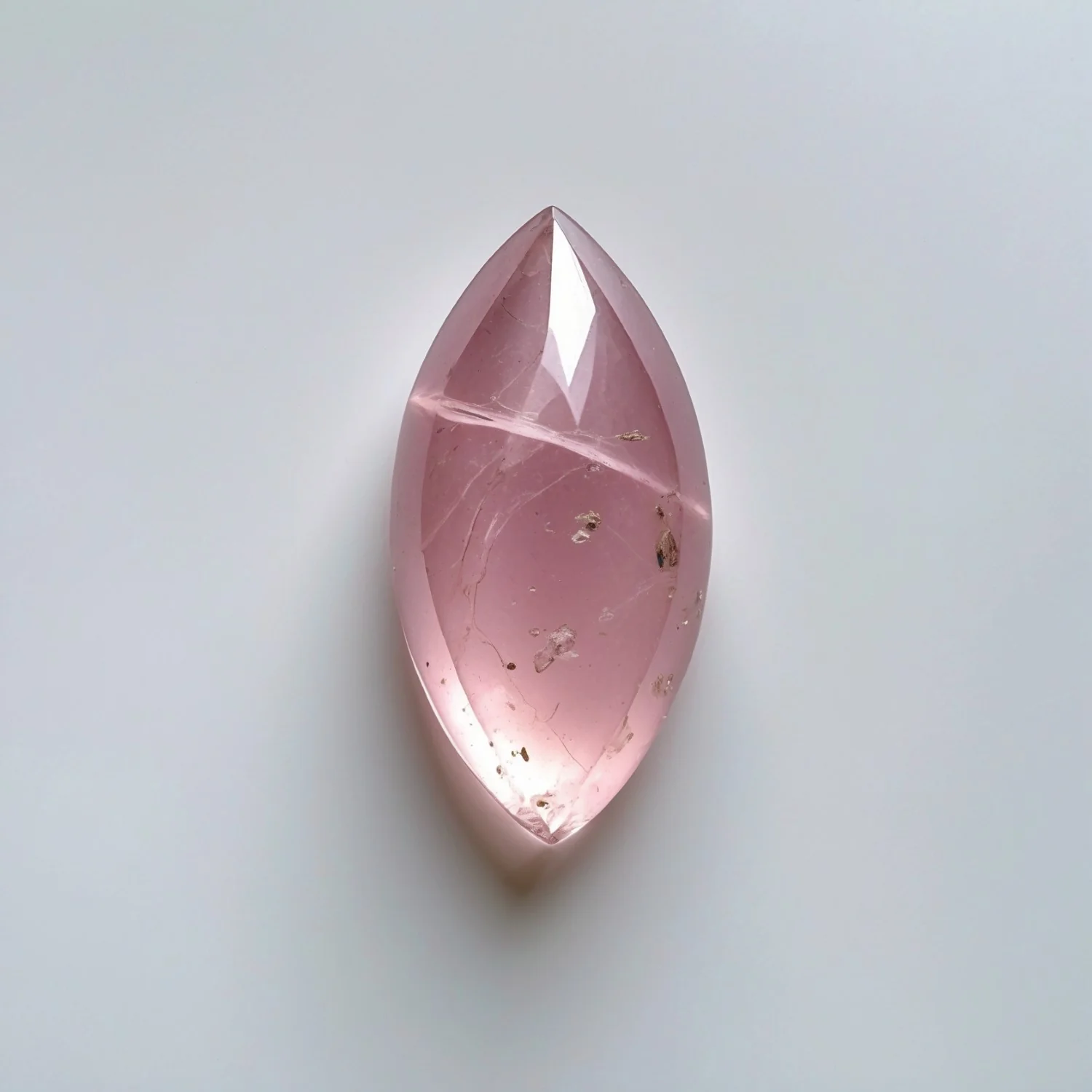 Pink Tourmaline 1PC Medium 7x14 MM Marquise Cabochon Pink Luster semi Precious Precious Gemstone - Image 2