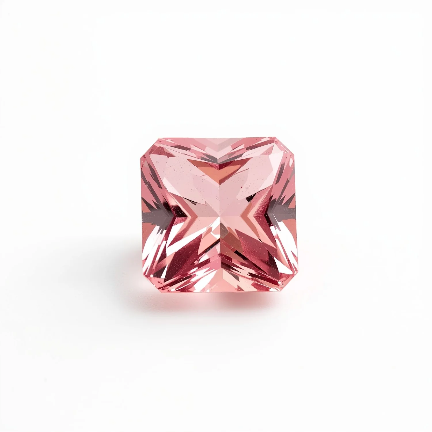 Pink Tourmaline 1PC Small 7x7 MM Square Faceted Pink Splendid Semi Precious Gems
